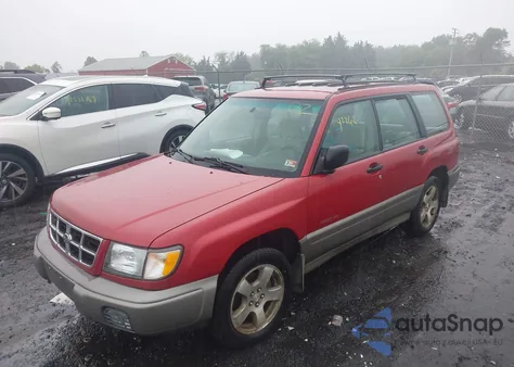 2000 Subaru Forester S from USA, damaged, VIN JF1SF6557YG702484